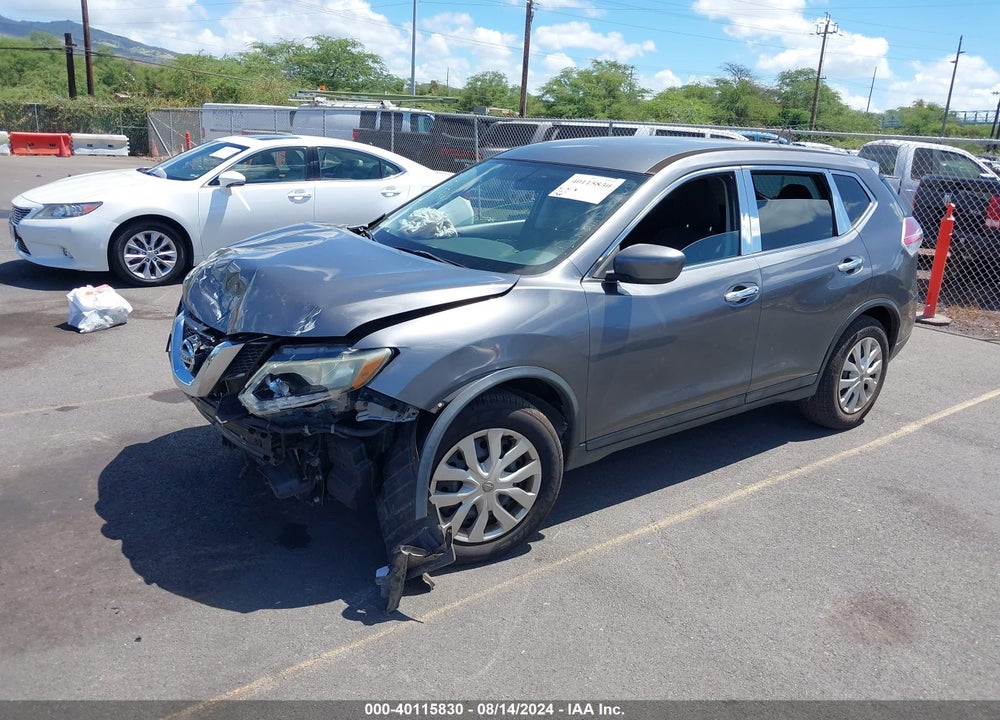 2016 NISSAN ROGUE S VIN: 5N1AT2MT4GC833185