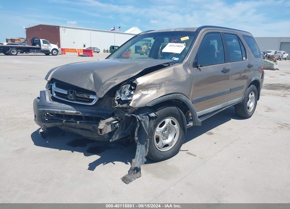 2002 HONDA CR-V LX VIN: SHSRD68432U001131