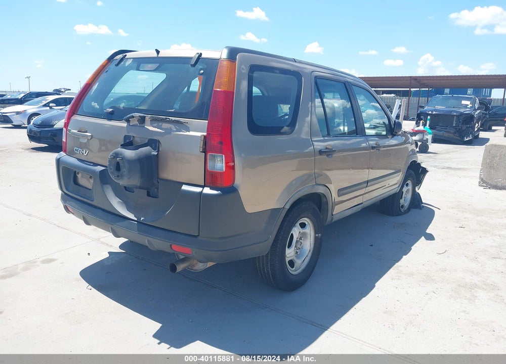 2002 HONDA CR-V LX VIN: SHSRD68432U001131