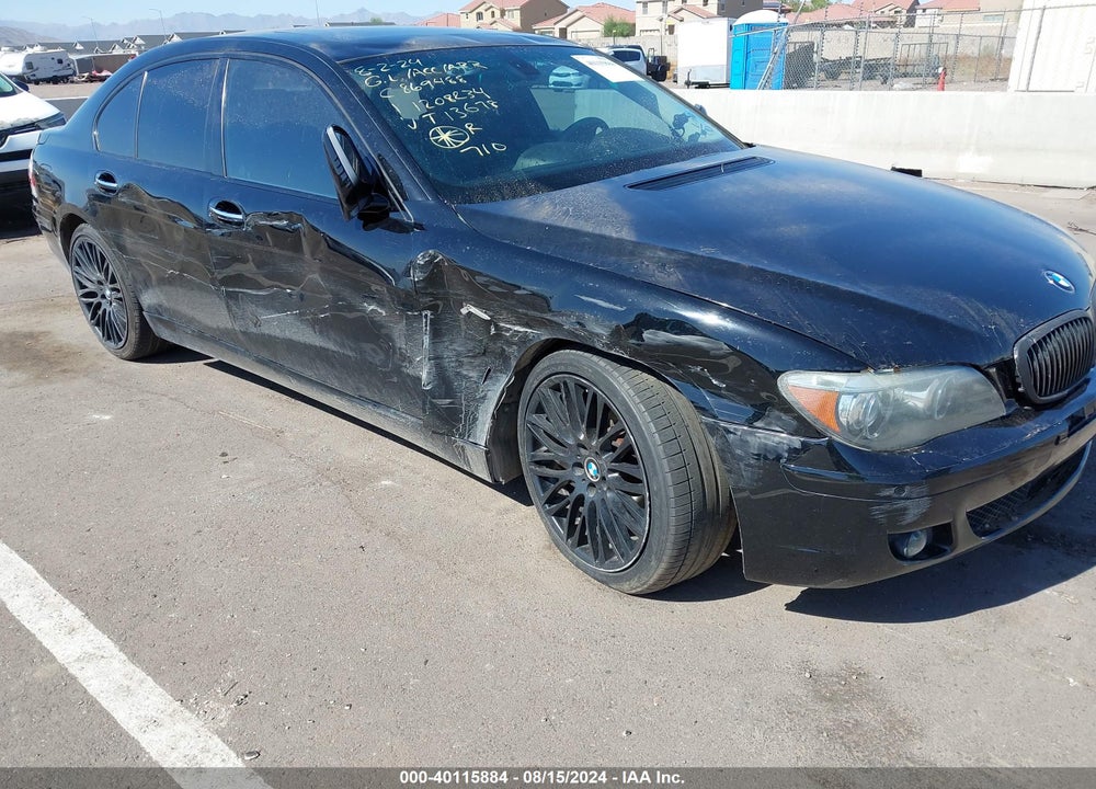 2008 BMW 750I VIN: WBAHL83508DT13678