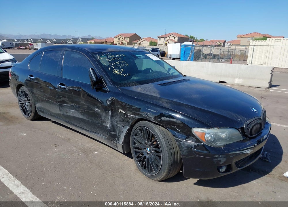 2008 BMW 750I VIN: WBAHL83508DT13678