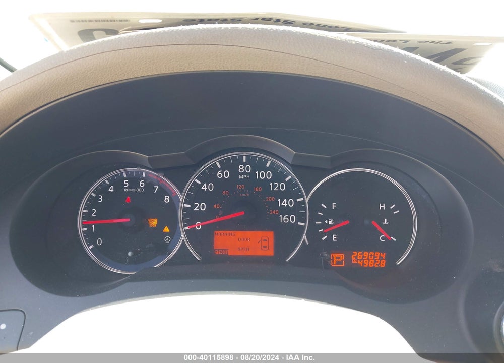 2010 NISSAN ALTIMA 2.5 S VIN: 1N4AL2APXAN452874