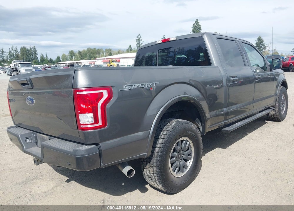 2016 FORD F-150 XLT VIN: 1FTFW1EF4GKE58229