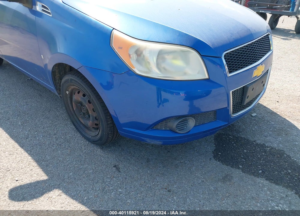 2009 CHEVROLET AVEO LT VIN: KL1TD66E89B327875