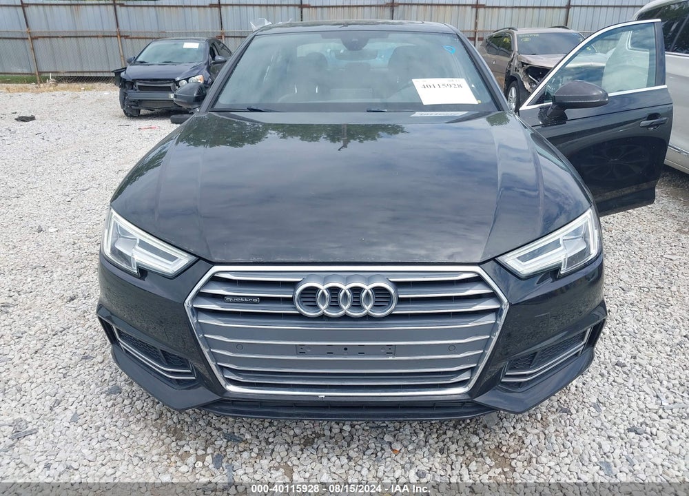 2018 AUDI A4 2.0T PREMIUM VIN: WAUENAF47JN019573