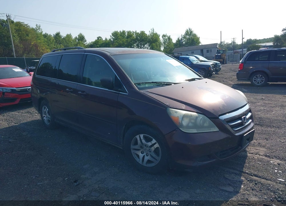 2007 HONDA ODYSSEY EX-L VIN: 5FNRL38707B405479