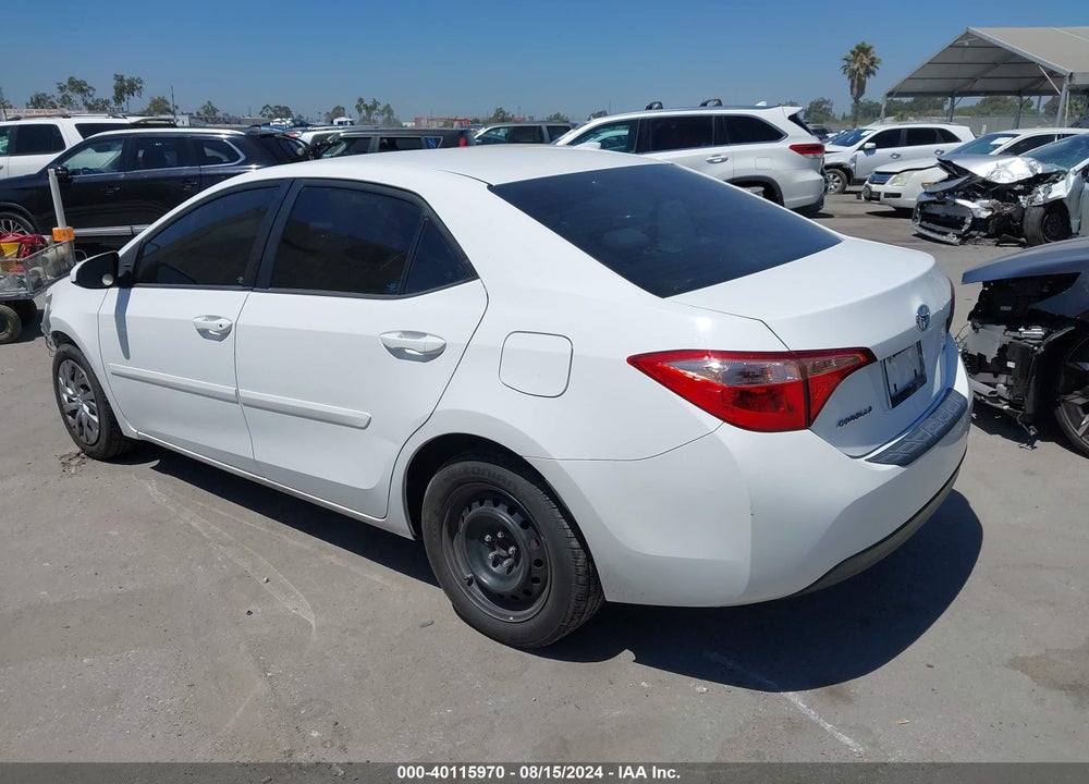 2017 TOYOTA COROLLA LE VIN: 2T1BURHE8HC940503