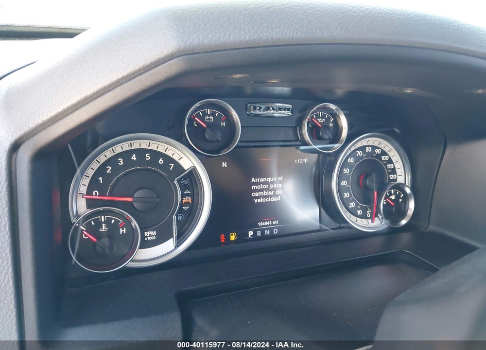 2014 RAM 1500 LONE STAR VIN: 1C6RR7LT8ES452745