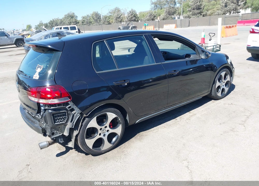 2011 VOLKSWAGEN GTI 4-DOOR VIN: WVWGV7AJ4BW120237