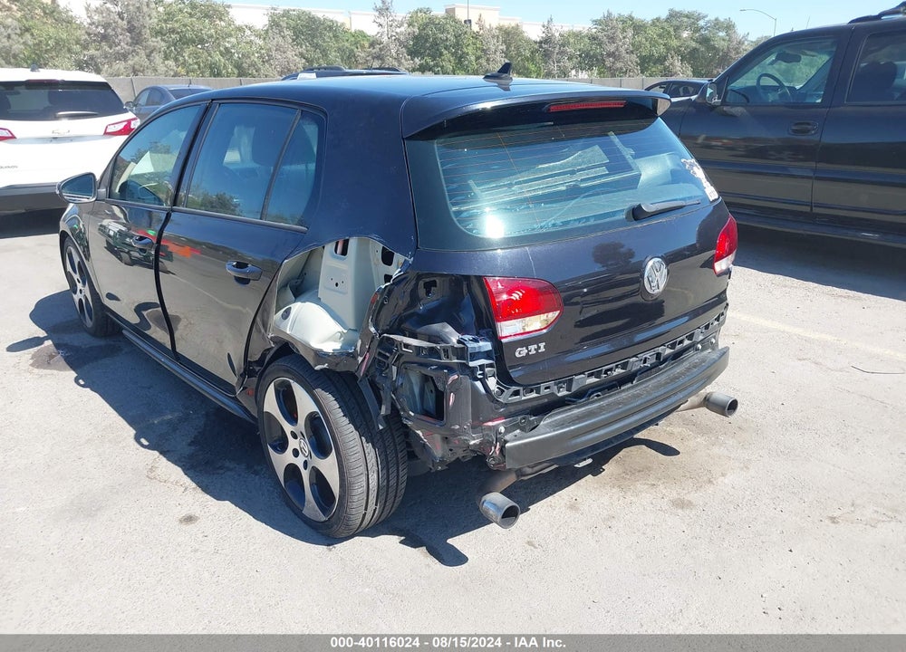 2011 VOLKSWAGEN GTI 4-DOOR VIN: WVWGV7AJ4BW120237