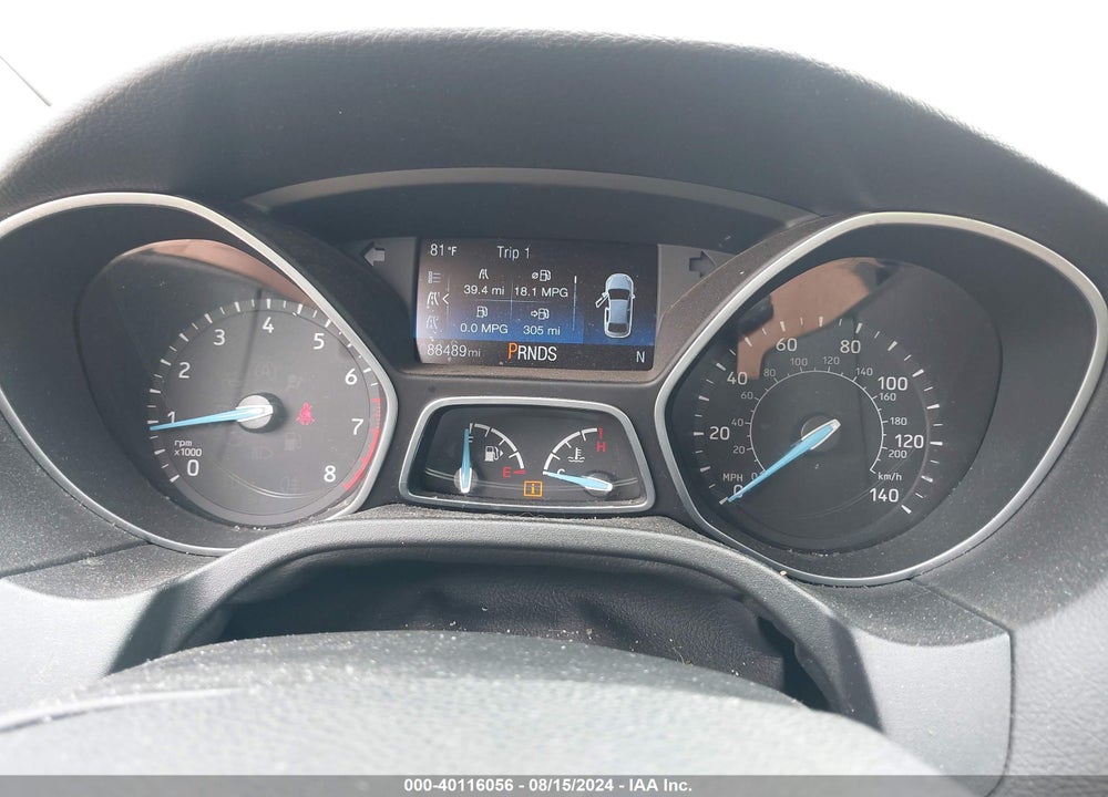 2017 FORD FOCUS SEL VIN: 1FADP3H2XHL208553