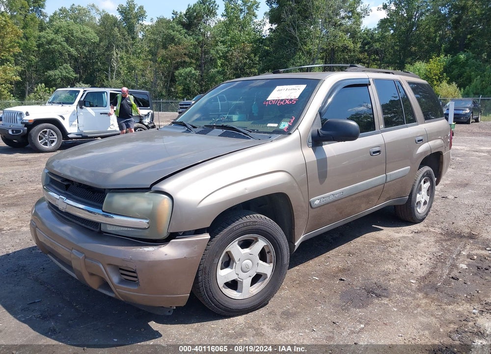 2003 CHEVROLET TRAILBLAZER LS VIN: 1GNDT13S032108677