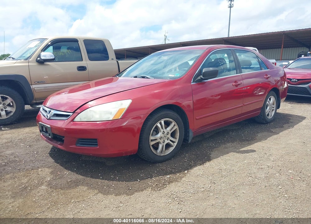 2007 HONDA ACCORD 2.4 EX VIN: 1HGCM56827A105642