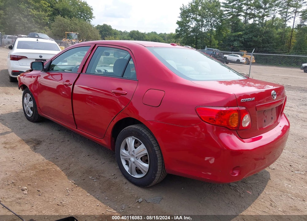 2009 TOYOTA COROLLA LE VIN: JTDBL40E69J038309