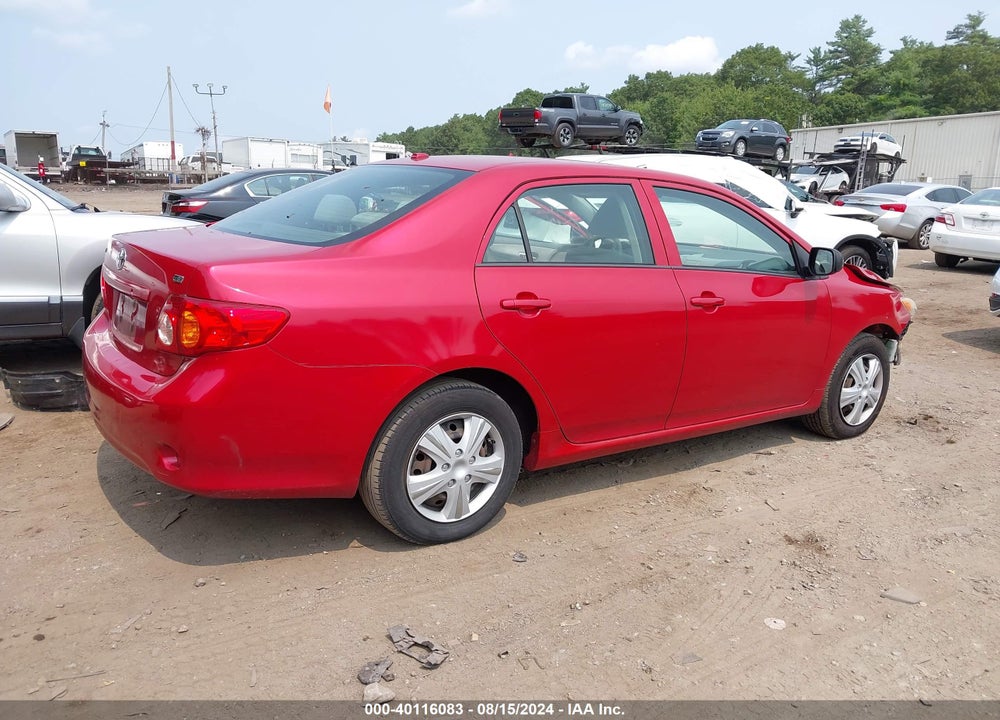 2009 TOYOTA COROLLA LE VIN: JTDBL40E69J038309