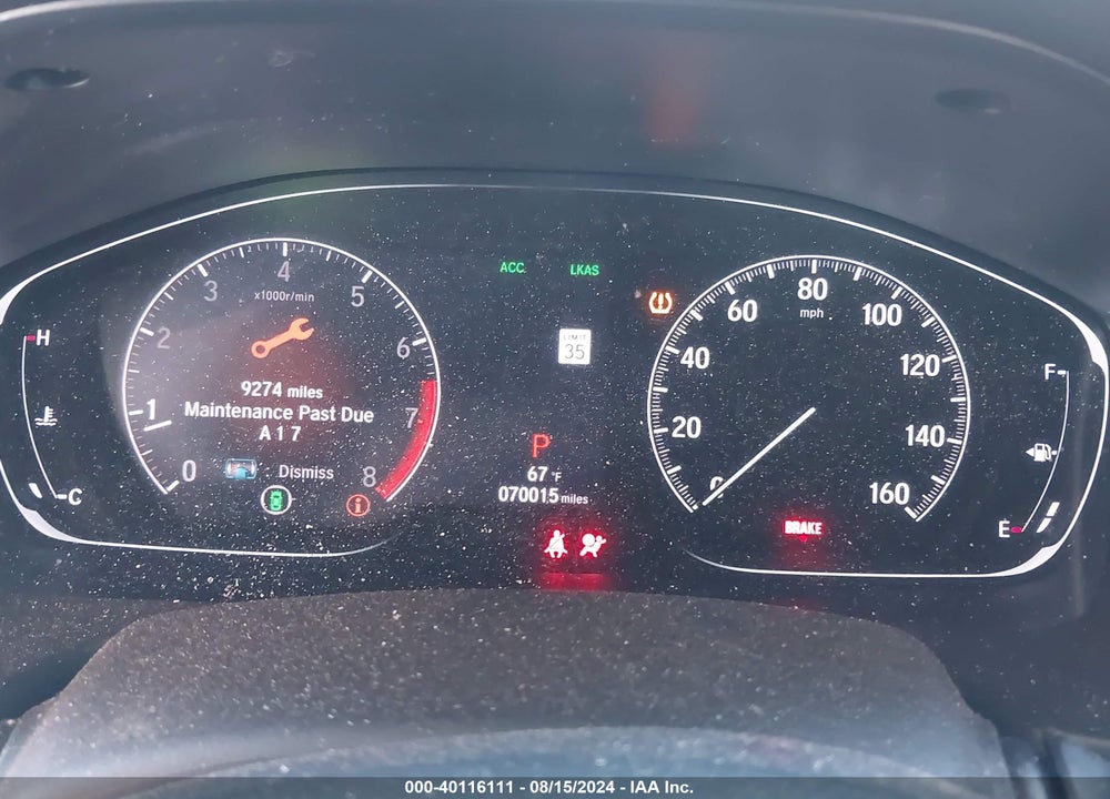 2020 HONDA ACCORD LX VIN: 1HGCV1F17LA085942