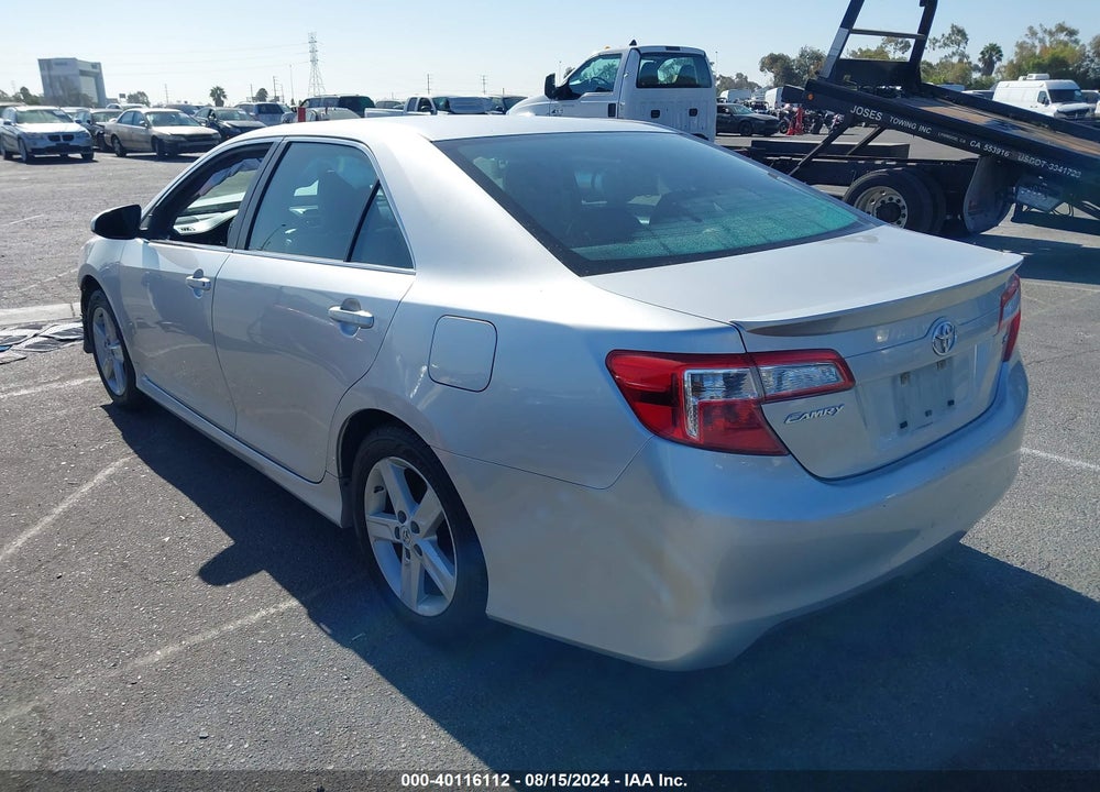 2012 TOYOTA CAMRY SE VIN: 4T1BF1FK9CU101245