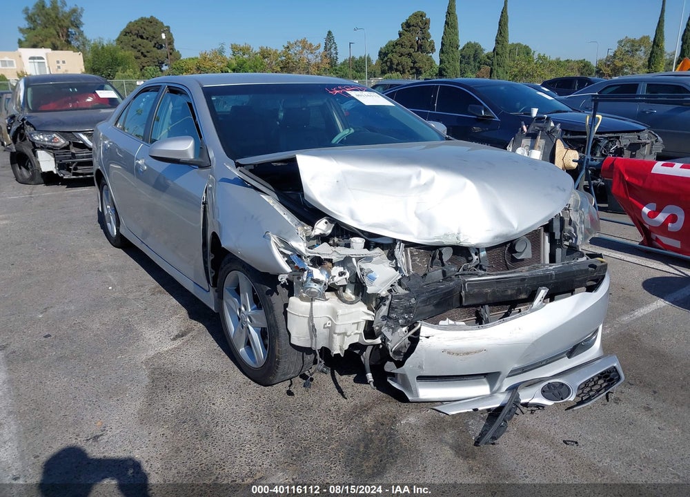2012 TOYOTA CAMRY SE VIN: 4T1BF1FK9CU101245