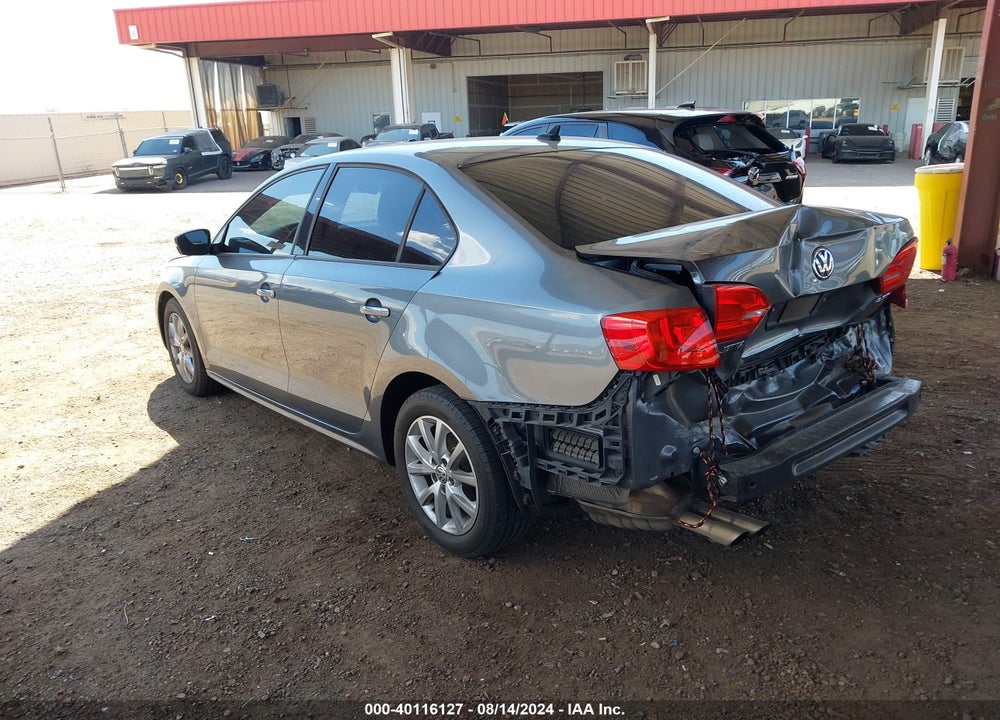 2012 VOLKSWAGEN JETTA 2.5L SE VIN: 3VWDP7AJ3CM123643