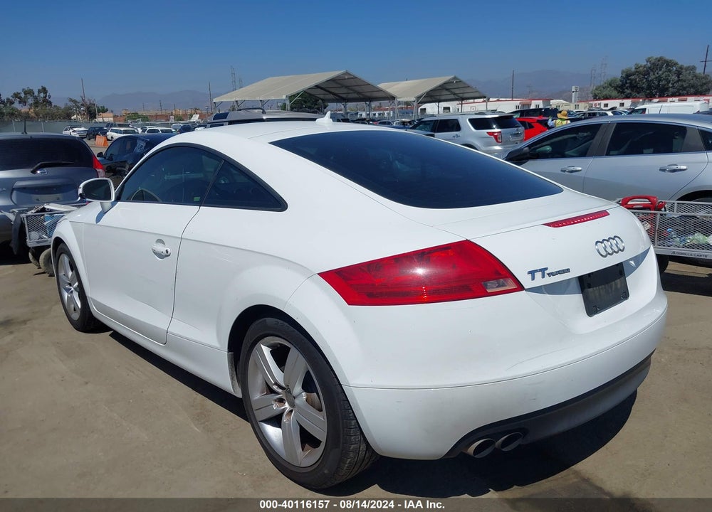 2008 AUDI TT 2.0T VIN: TRUBF38J881047374