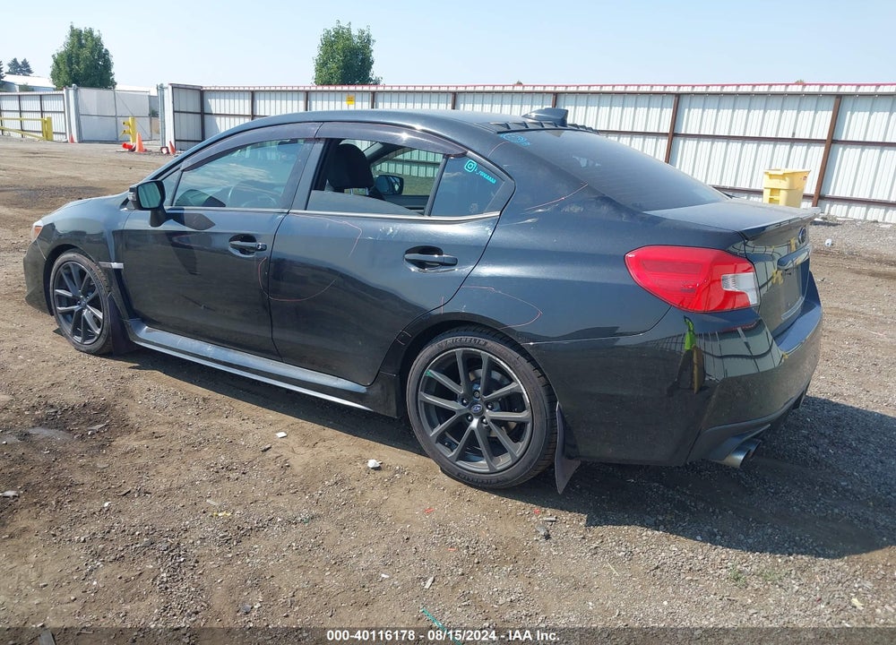 2018 SUBARU WRX LIMITED VIN: JF1VA1H65J9814374