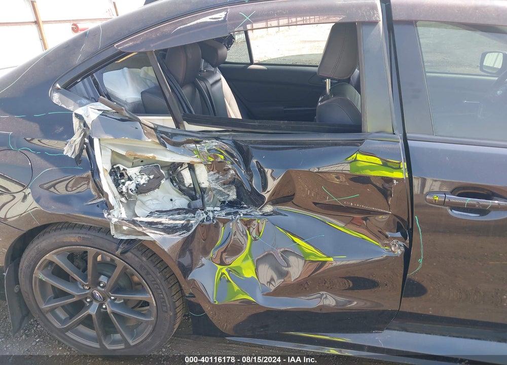 2018 SUBARU WRX LIMITED VIN: JF1VA1H65J9814374