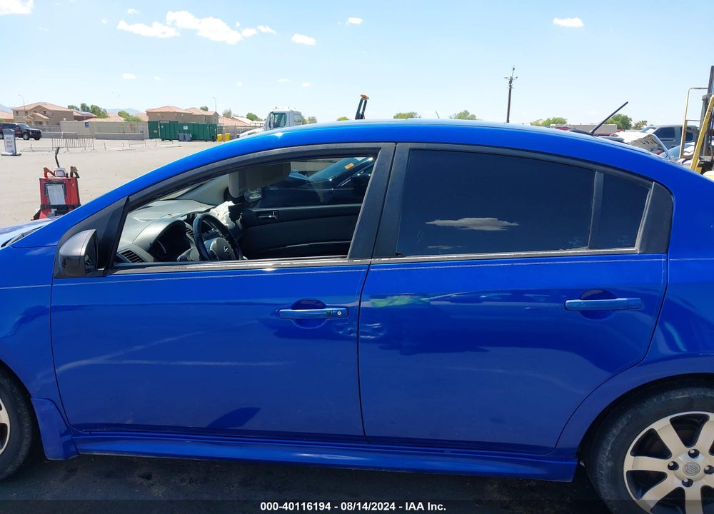 2012 NISSAN SENTRA 2.0 SR VIN: 3N1AB6AP9CL738130