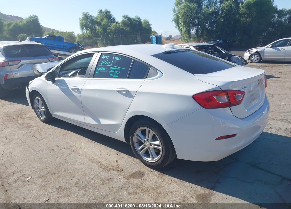 2018 CHEVROLET CRUZE LT AUTO VIN: 1G1BE5SMXJ7190303