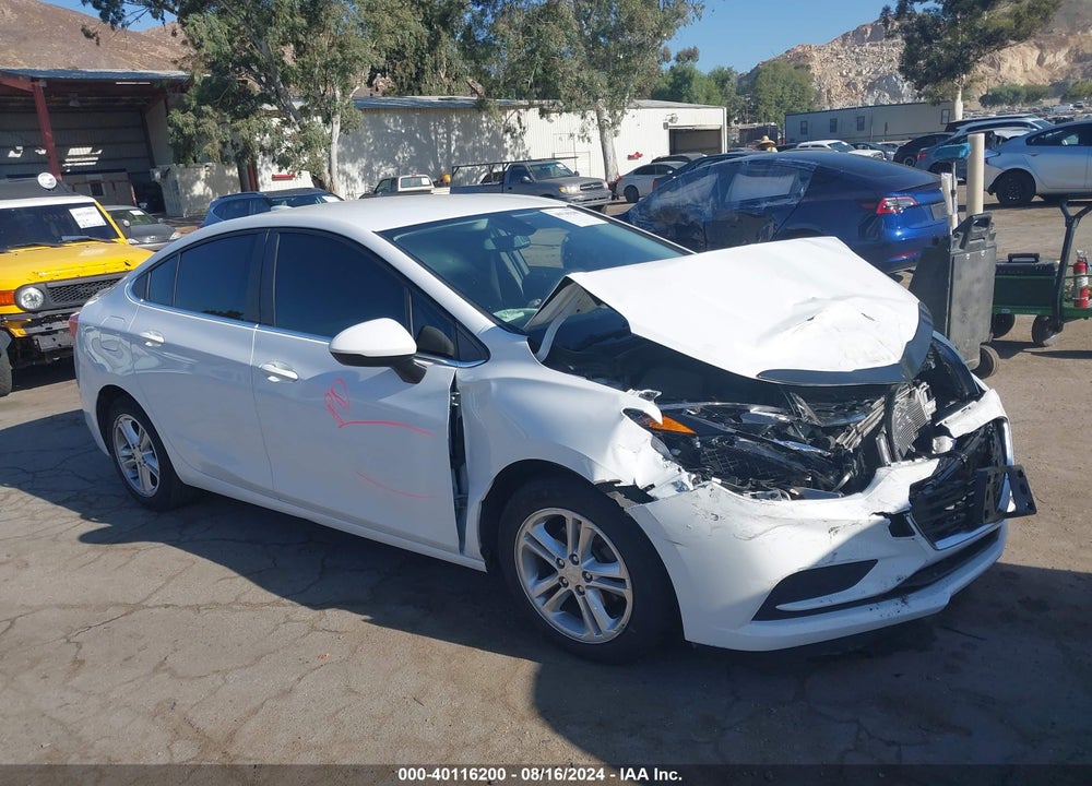 2018 CHEVROLET CRUZE LT AUTO VIN: 1G1BE5SMXJ7190303