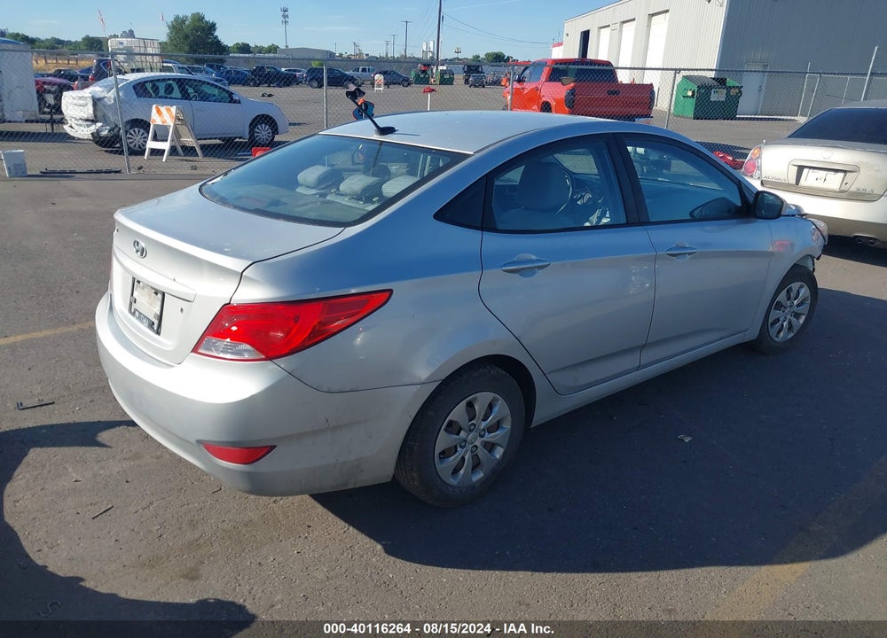 2016 HYUNDAI ACCENT SE VIN: KMHCT4AE1GU090537