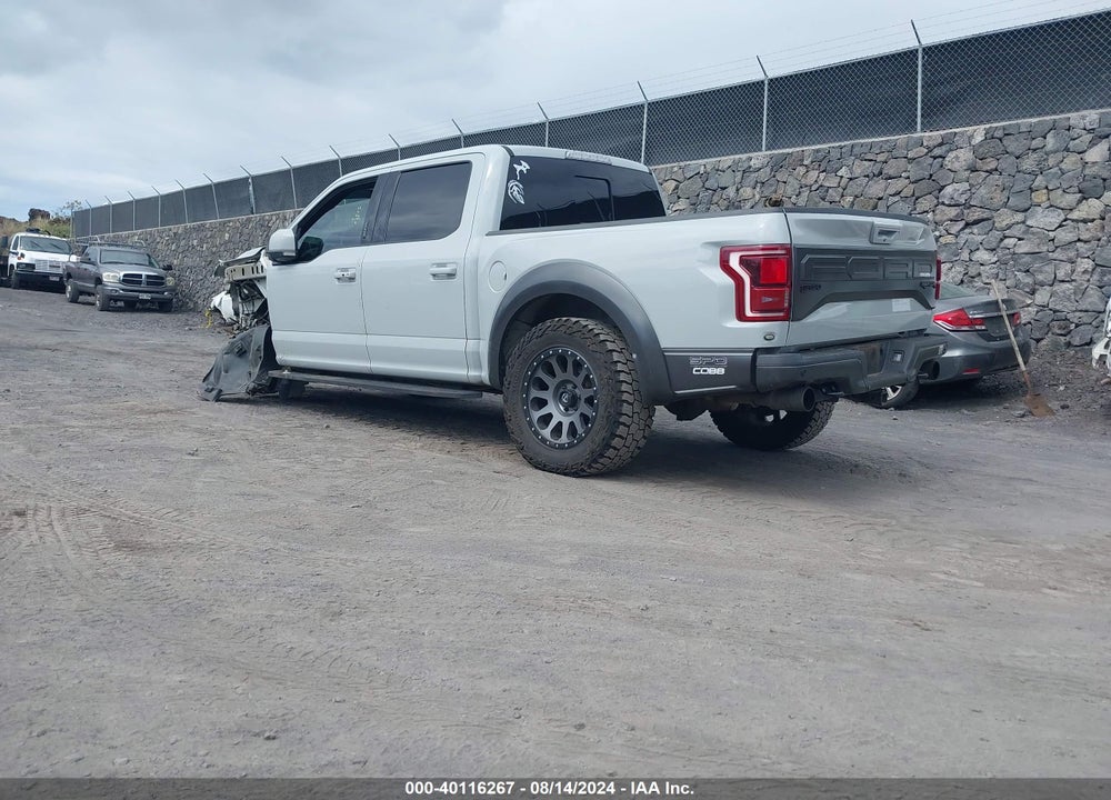 2017 FORD F-150 RAPTOR VIN: 1FTFW1RG4HFC90315