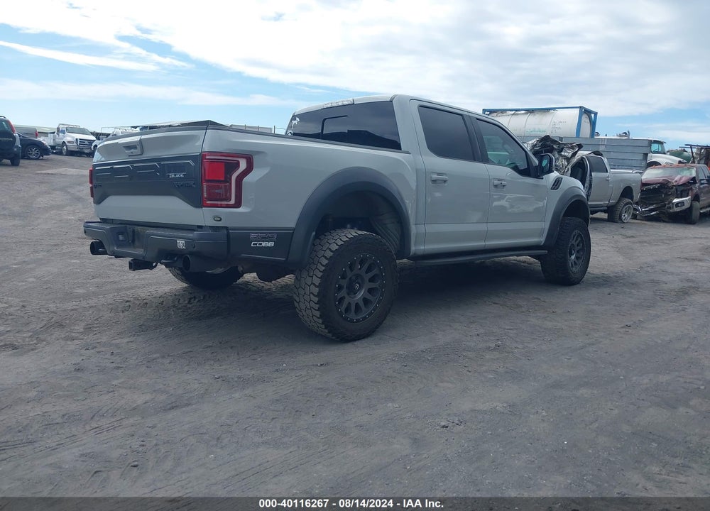 2017 FORD F-150 RAPTOR VIN: 1FTFW1RG4HFC90315