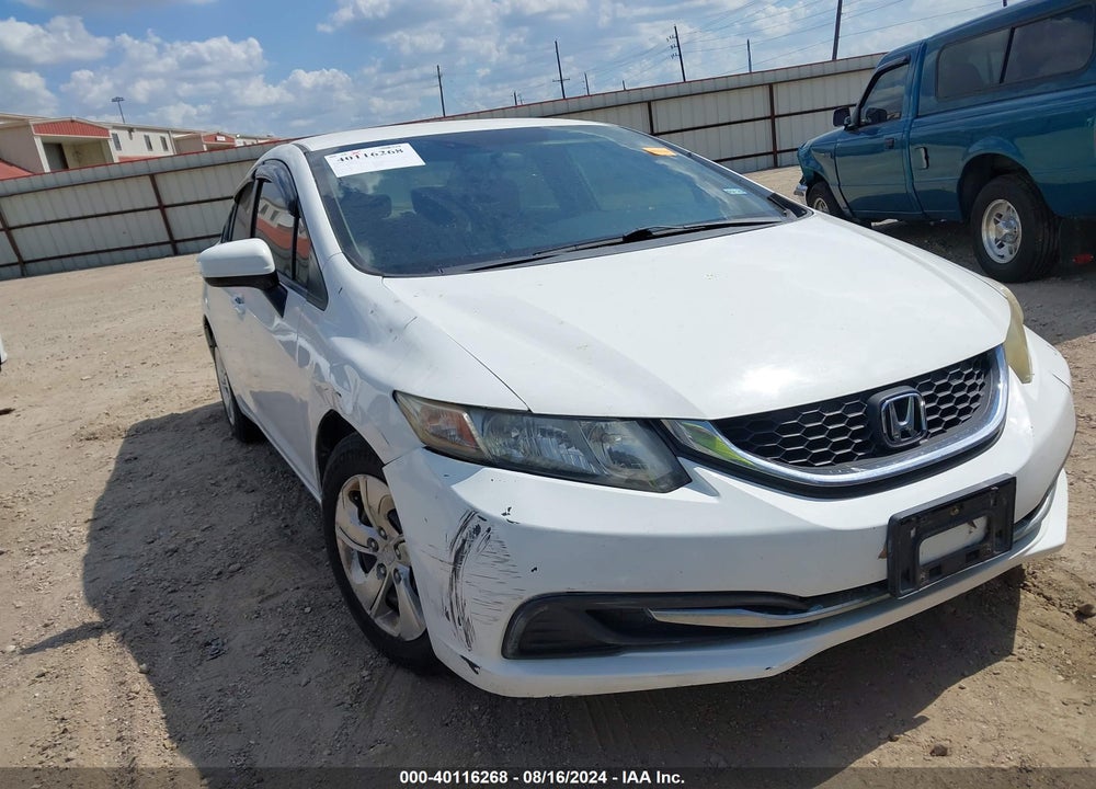 2014 HONDA CIVIC LX VIN: 19XFB2F5XEE077492