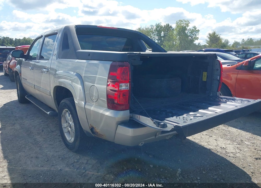 2008 CHEVROLET AVALANCHE 1500 LT VIN: 3GNFK12388G157615