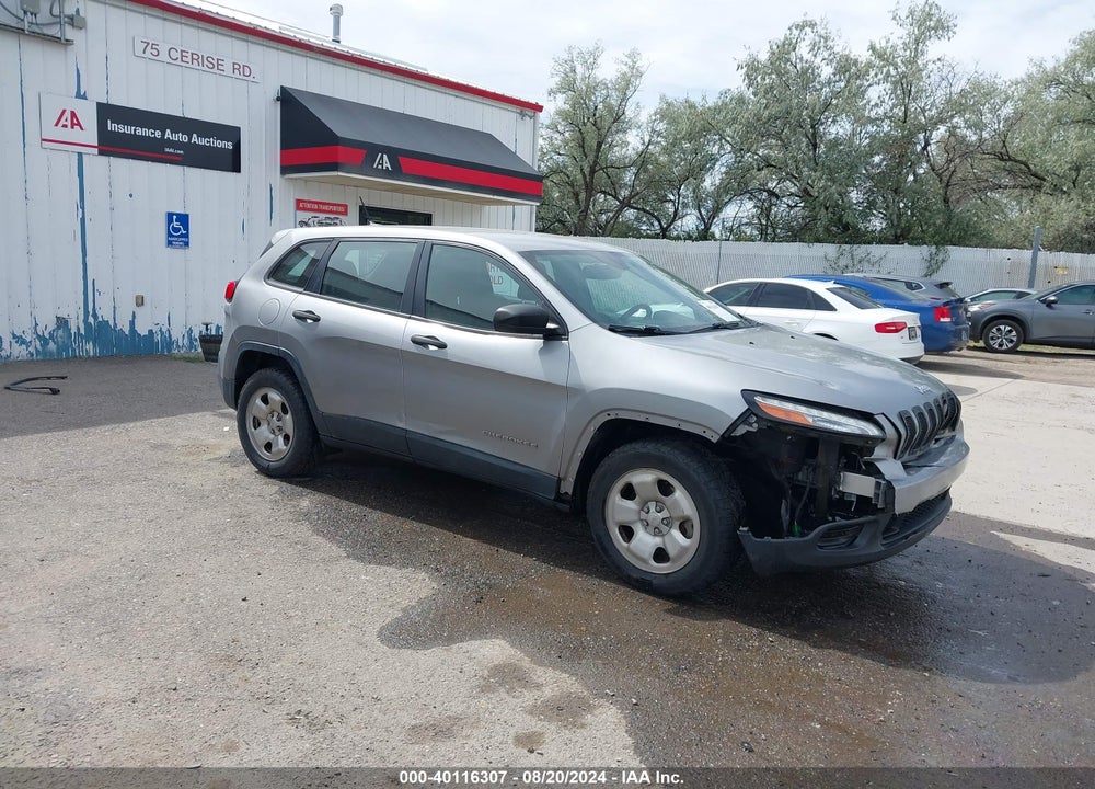 2016 JEEP CHEROKEE SPORT VIN: 1C4PJMABXGW292329