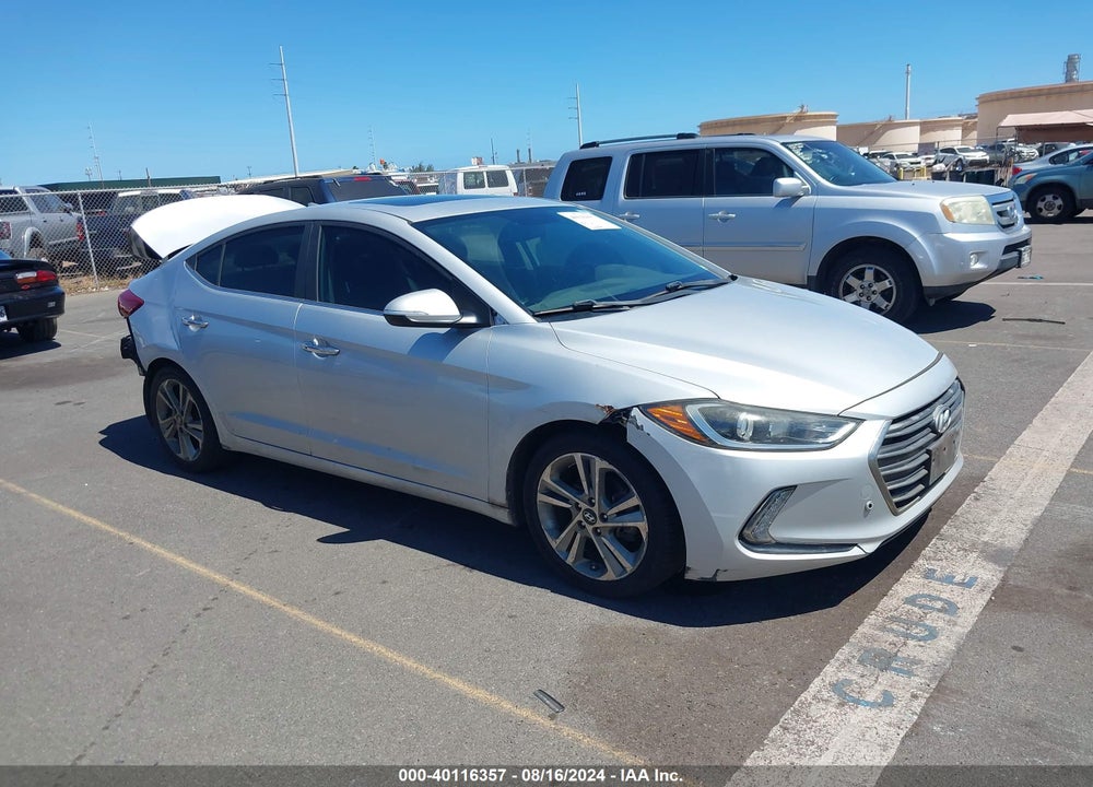 2017 HYUNDAI ELANTRA LIMITED VIN: KMHD84LF4HU180181