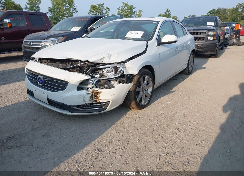 2016 VOLVO S60 T5 DRIVE-E PREMIER VIN: YV126MFK4G2409408