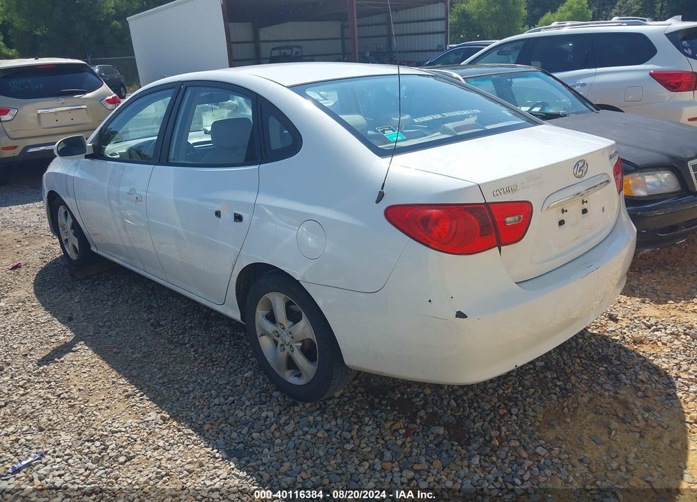 2007 HYUNDAI ELANTRA GLS/LIMITED/SE VIN: KMHDU46DX7U086584