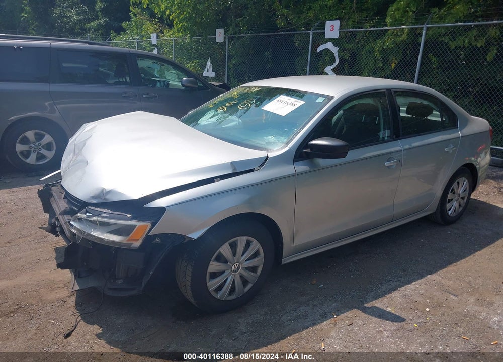 2014 VOLKSWAGEN JETTA 2.0L S VIN: 3VW2K7AJ9EM232312