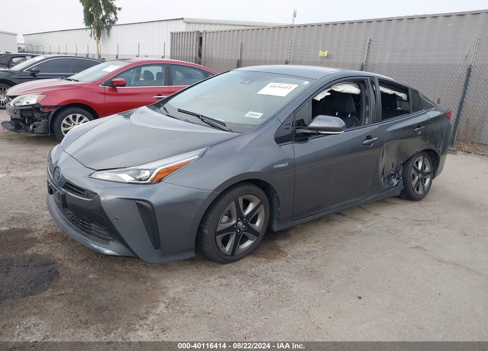 2019 TOYOTA PRIUS XLE VIN: JTDKARFU8K3080007