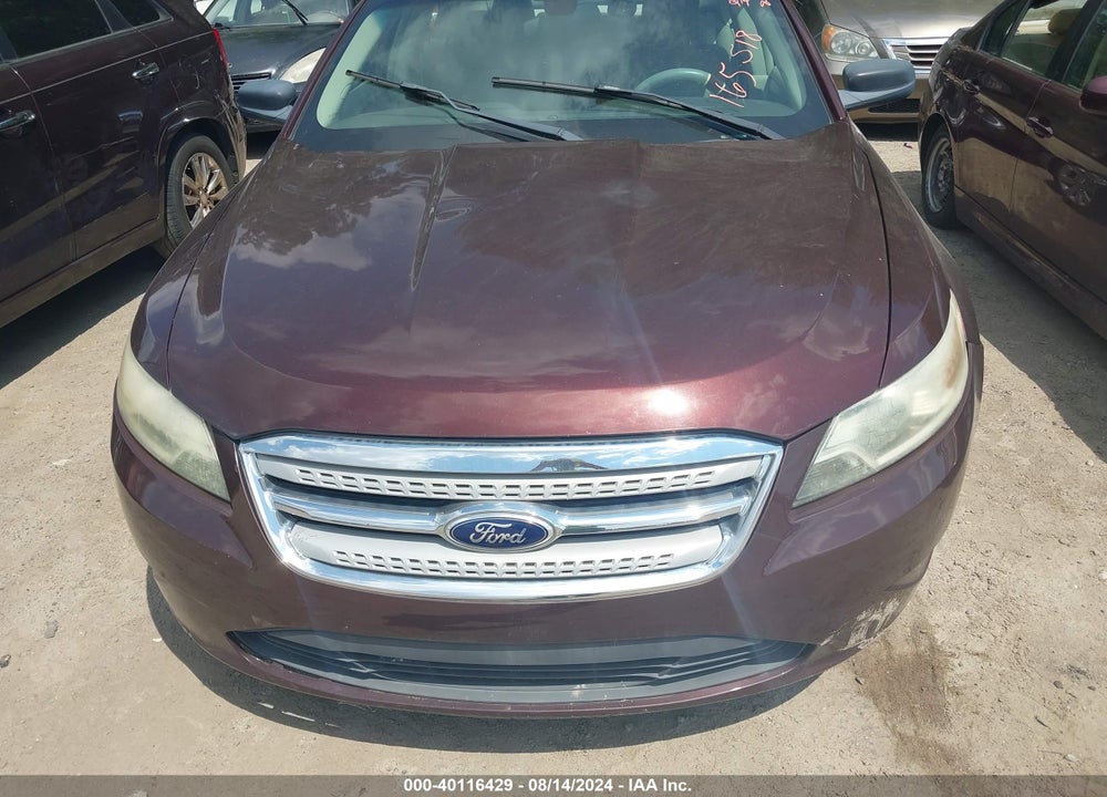 2010 FORD TAURUS SE VIN: 1FAHP2DW7AG165518