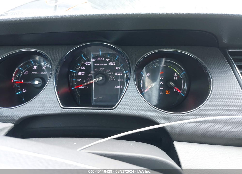 2010 FORD TAURUS SE VIN: 1FAHP2DW7AG165518