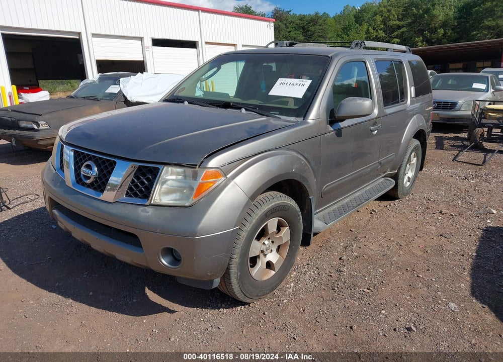 2005 NISSAN PATHFINDER SE VIN: 5N1AR18UX5C729132