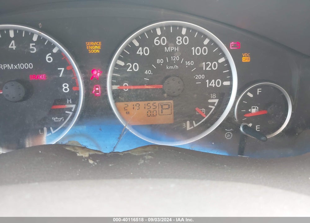 2005 NISSAN PATHFINDER SE VIN: 5N1AR18UX5C729132