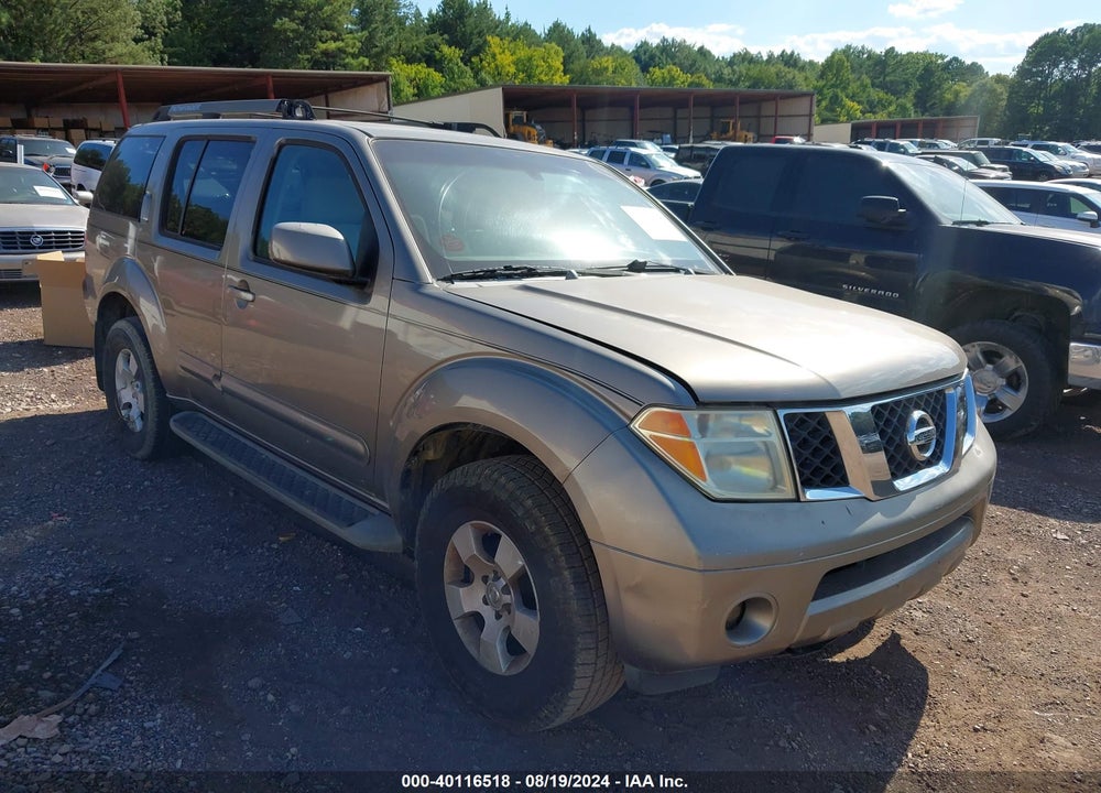 2005 NISSAN PATHFINDER SE VIN: 5N1AR18UX5C729132