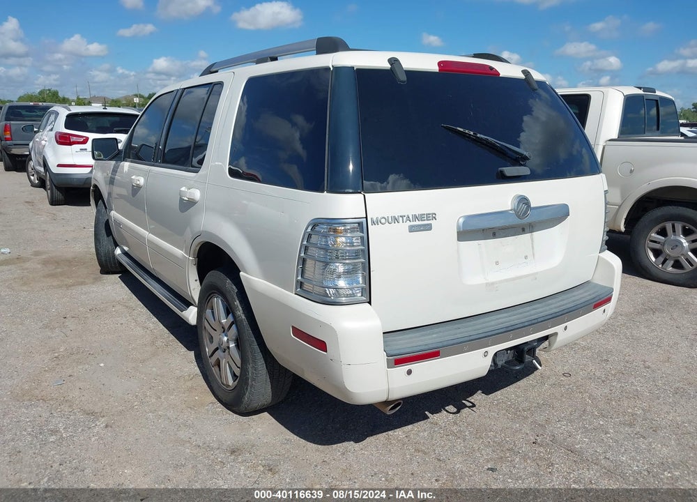 2007 MERCURY MOUNTAINEER VIN: 4M2EU38897UJ03663