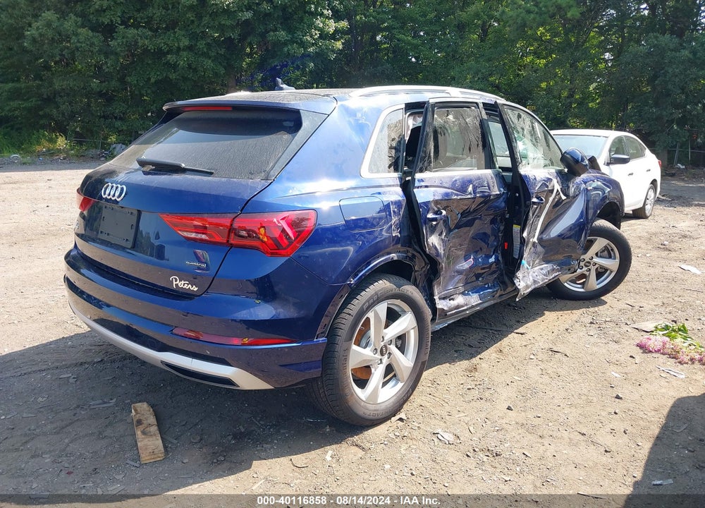2022 AUDI Q3 PREMIUM 45 TFSI S LINE QUATTRO TIPTRONIC VIN: WA1DECF34N1092828