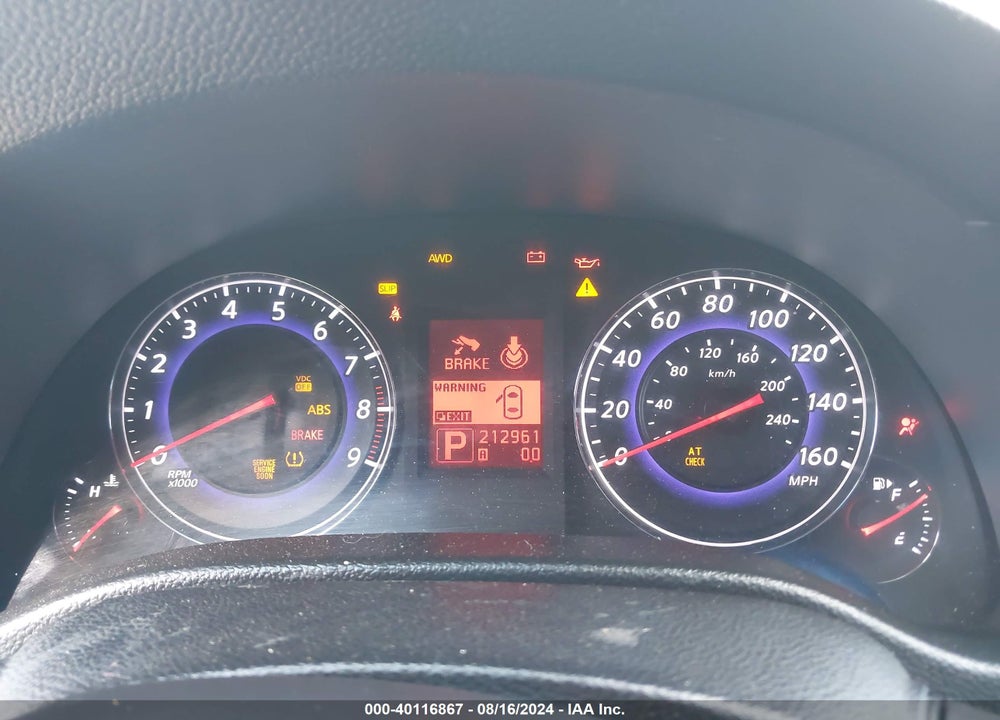 2007 INFINITI G35X VIN: JNKBV61F07M818345