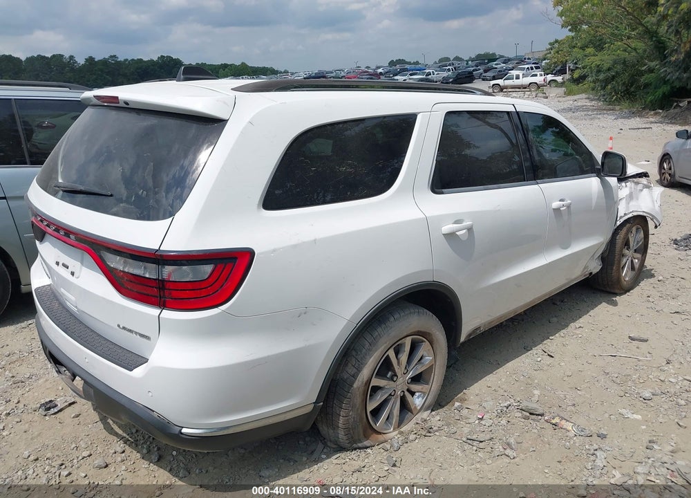 2014 DODGE DURANGO LIMITED VIN: 1C4RDHDGXEC476621