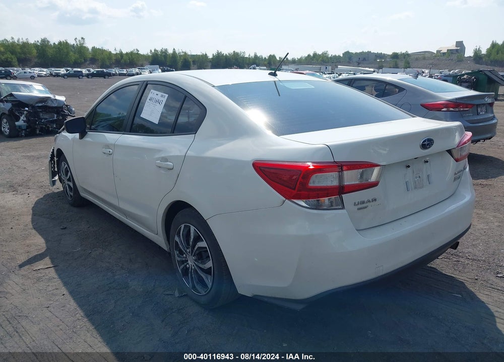2021 SUBARU IMPREZA SEDAN VIN: 4S3GKAB60M3600506